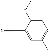 2-甲氧基-5-甲基苯甲腈结构式