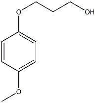3-(4-甲氧基苯氧基)丙醇结构式