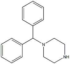 1-二苯甲基哌嗪结构式