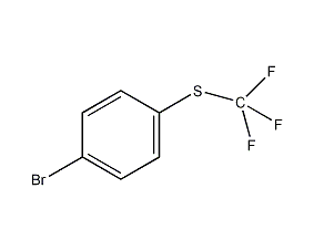 1-溴-4-(三氟甲基硫代)苯结构式