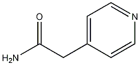 吡啶-4-乙酰胺结构式