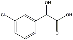 3-氯扁桃酸结构式