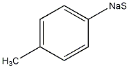 4-甲基苯硫醇钠盐结构式