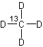 甲烷-13C,d4结构式