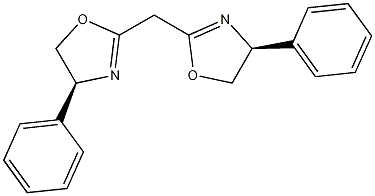 (S,S)-2,2'-亚甲基双(4-苯基-2-噁唑啉)结构式