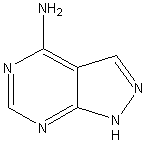 4-氨基吡唑嘧啶结构式