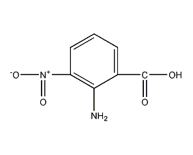 2-氨基-3-硝基苯甲酸结构式