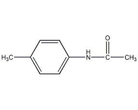 N-乙酰对甲苯胺结构式