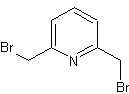 2,6-双(溴甲基吡啶)结构式
