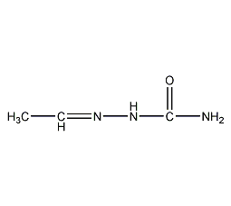 乙醛缩氨基脲结构式