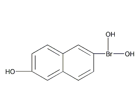 6-羟基-2-萘硼酸结构式