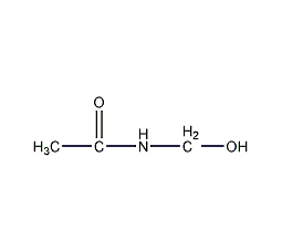 N-(羟甲基)乙酰胺结构式