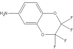 2,2,3,3-四氟-6-氨基苯并烷结构式