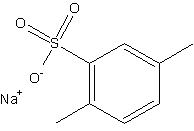 2,5-二甲基苯磺酸钠盐结构式