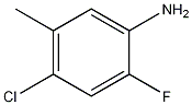 2-氯-4-氟-5-甲基苯胺结构式