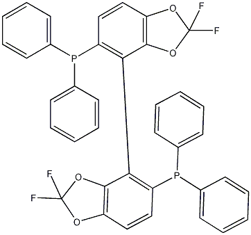 R-(-)-5,5'-Bis(diphenylphosphino)-2,2,2',2'-tetrafluoro-4,4'-bi-1,3-benzodioxole dichloromethaneadduct