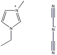 1-乙基-3-甲基咪唑二氰胺结构式