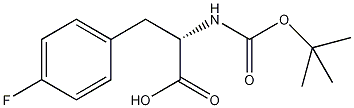 丁氧羰基对氟-D-苯丙氨酸结构式