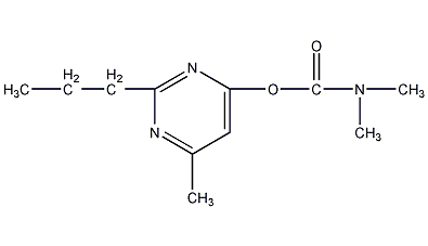 嘧啶威结构式