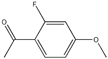 2'-氟-4'-甲氧基苯乙酮结构式