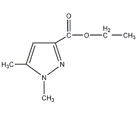 1,5-二甲基-1H-吡唑-3-甲酸乙酯(结构式