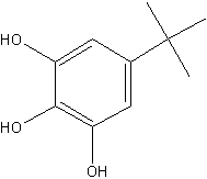 5-叔-丁基焦酚结构式