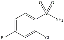 4-溴-2-氯苯磺胺结构式