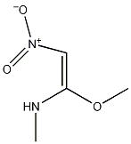 1-甲氧基-1-甲氨基-2-硝基乙烯结构式