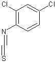 2,4-二氯苯基异硫氰酸酯结构式