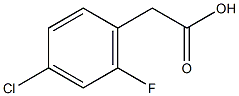 4-Chloro-2-fluorophenylacetic acid