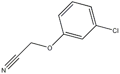 3-氯苯氧基乙腈结构式