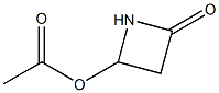 4-乙酰氧基-2-吖丁啶酮结构式