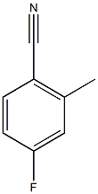 4-氟-2-甲基苯腈结构式