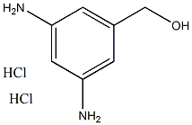 3,5-二氨基苯甲基醇二盐酸结构式
