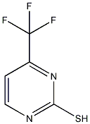 4-三氟甲基-2-嘧啶硫醇结构式