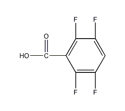 2,3,5,6 -四氟苯甲酸结构式