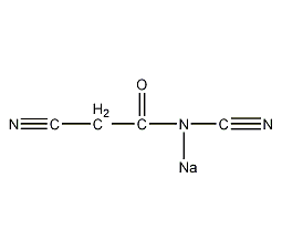 N,2-二氰基乙酰胺钠盐结构式