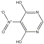 4,6-二羟基-5-硝基嘧啶结构式