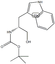 N-Boc-D-色氨醇结构式