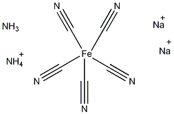二钠五氰氨络物高铁酸盐铵结构式
