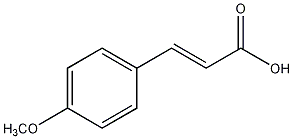 4-甲氧基肉桂酸结构式