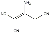 2-氨基-1,1,3-三氰基-1-丙烯结构式