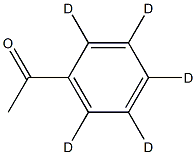 乙酰苯-2',3',4',5',6'-d5结构式