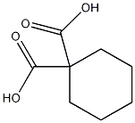 环己烷-1,1-二甲酸结构式