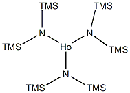 三[N,N-二(三甲基甲硅烷基)酰胺]钬(III)结构式
