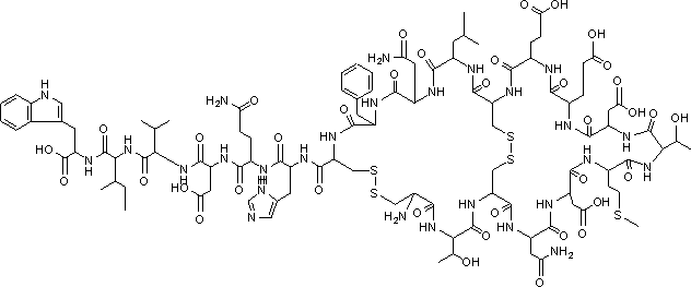 Sarafotoxin S6c结构式