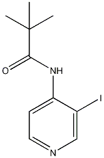 N-(3-碘吡啶-4-基)棕榈酰胺结构式