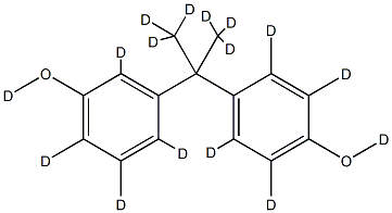 双酚A-d16结构式
