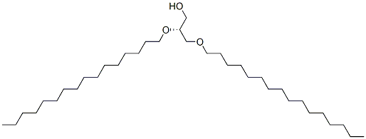 (R)-2,3-二(十六烷氧基)丙烷-1-醇结构式