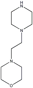 4-吗琳基-2-乙基哌嗪结构式